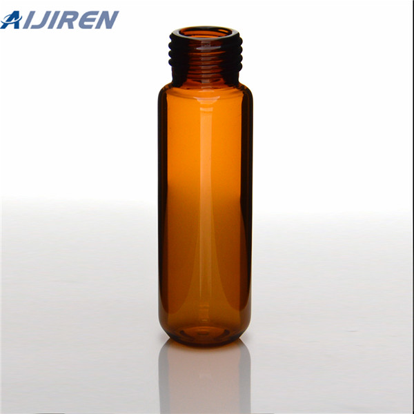 amber 18mm borosil gc vials with flat bottom for lab test VWR